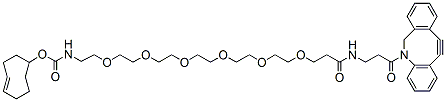 Molecular structure of the compound: TCO-PEG6-DBCO