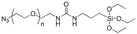 Molecular structure of the compound: Azide-PEG-Silane, MW 1,000