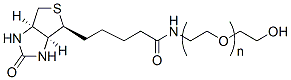 Molecular structure of the compound: Biotin-PEG-OH, MW 1,000