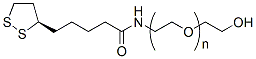 Molecular structure of the compound: Lipoamido-PEG-OH, MW 1,000