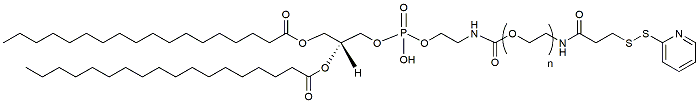 Molecular structure of the compound: DSPE-PEG-SPDP, MW 1,000