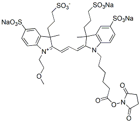 Molecular structure of the compound: BP Light 550 NHS ester