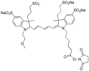 Molecular structure of the compound: BP Light 650 NHS ester