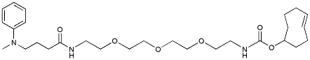 Molecular structure of the compound: N-Methylaniline-PEG3-TCO