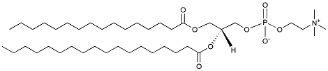Molecular structure of the compound: L-a-phosphatidylcholine, hydrogenated (Bovine);Lecithin (bovine)