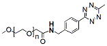 Molecular structure of the compound: m-PEG-methyltetrazine, MW 5,000