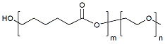 Molecular structure of the compound: PCL(1k)-mPEG(1k)