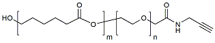 Molecular structure of the compound: PCL(2k)-PEG(1k)-ALK
