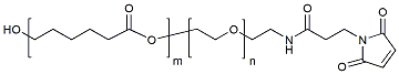 Molecular structure of the compound: PCL(1k)-PEG(1k)-MAL