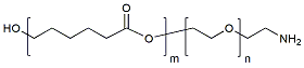 Molecular structure of the compound: PCL(1k)-PEG(2k)-NH2