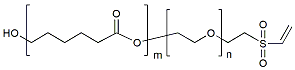 Molecular structure of the compound: PCL(1k)-PEG(1k)-VS