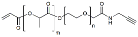 Molecular structure of the compound: ACR-PLLA(5k)-PEG(2k)-ALK