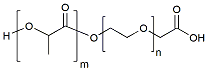 Molecular structure of the compound: PLA(1k)-PEG(1k)-COOH