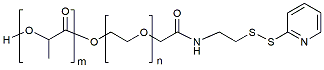 Molecular structure of the compound: PLLA(1k)-PEG(1k)-SPDP