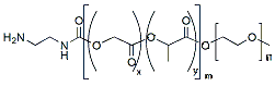 Molecular structure of the compound: NH2-PLGA(2k)-mPEG(2k)