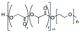 Molecular structure of the compound: PLGA(3k)-mPEG(1k)