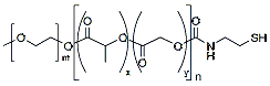 Molecular structure of the compound: mPEG(1k)-PLGA(5k)-Thiol