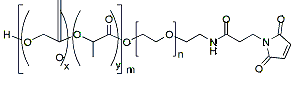 Molecular structure of the compound: PLGA(2k)-PEG(1k)-MAL