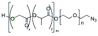 Molecular structure of the compound: PLGA(1k)-PEG(2k)-N3
