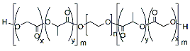 Molecular structure of the compound: PLGA(1k)-PEG(2k)-PLGA(1k)