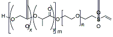 Molecular structure of the compound: PLGA(1k)-PEG(1k)-VS