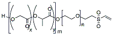 Molecular structure of the compound: PLGA(1k)-PEG(2k)-VS