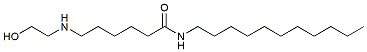 Molecular structure of the compound: 6-(2-hydroxyethylamino)-N-undecylhexanamide