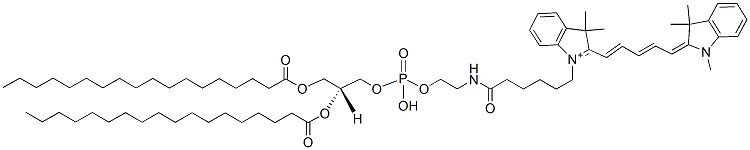 Molecular structure of the compound: Cy5-DSPE