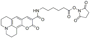 Molecular structure of the compound: Coumarin 343 X NHS