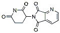 Molecular structure of the compound: 3-{5,7-dioxo-5H,6H,7H-pyrrolo[3,4-b]pyridin-6-yl}piperidine-2,6-dione