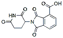 Molecular structure of the compound: 2-(2,6-dioxopiperidin-3-yl)-1,3-dioxo-2,3-dihydro-1H-isoindole-4-carboxylic acid