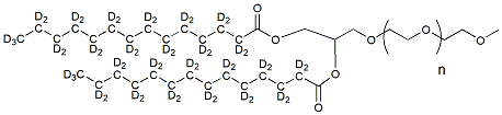 Molecular structure of the compound: DMG-d27-PEG 2000