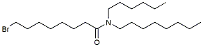 Molecular structure of the compound: 8-bromo-N-hexyl-N-octyloctanamide