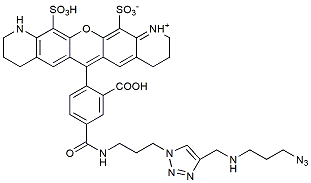 Molecular structure of the compound: BP Fluor  532 Azide Plus