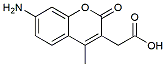 Molecular structure of the compound: AMCA Acid