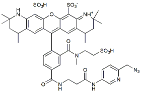 Molecular structure of the compound: MB 543 Picolyl Azide