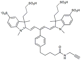 Molecular structure of the compound: IR 650 Alkyne