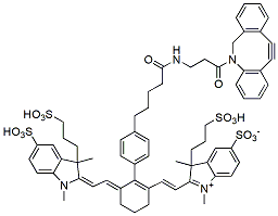 Molecular structure of the compound: IR 750 DBCO