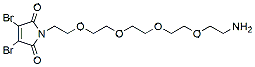 Molecular structure of the compound: 3,4-Dibromo-Mal-PEG4-Amine