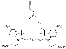 Molecular structure of the compound: BP Fluor 647 Alkyne