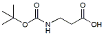 Molecular structure of the compound: Boc-beta-Ala-OH