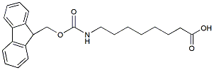 Molecular structure of the compound: N-Fmoc-8-aminooctanoic acid