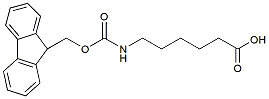 Molecular structure of the compound: Fmoc-6-aminohexanoic acid