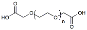 Molecular structure of the compound: PEG-bis-CH2CO2H, MW 10,000