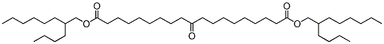 Molecular structure of the compound: bis(2-butyloctyl) 10-oxononadecanedioate