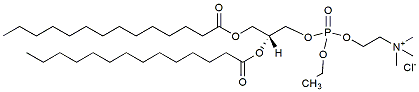 Molecular structure of the compound: 14:0 EPC (Cl Salt)