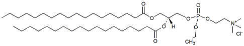 Molecular structure of the compound: 18:0 EPC (Cl Salt)