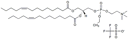 Molecular structure of the compound: 14:1 EPC (Tf Salt)