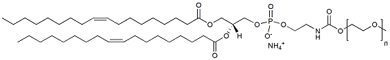 Molecular structure of the compound: 18:1 PEG PE, MW 550