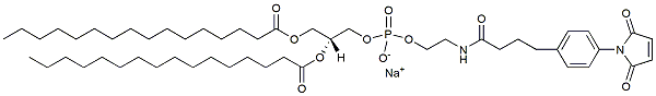 Molecular structure of the compound: 16:0 MPB PE
